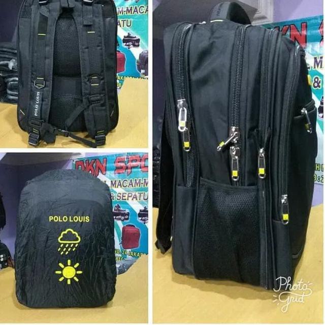 Tren Kekinian..  PROMO TAS RANSEL LAPTOP POLO LOUIS JUMBO S BEST SELLER RANSEL PRIA GUCCI DIMANNE