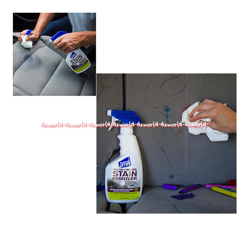 Motsenbockers Lift Off 473ml Pen Ink Stain Remover Pembersih Noda Tinta Pulpen Spidol Di sofa Mobil