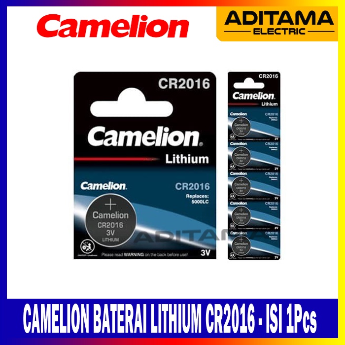 CAMELION BATERAI LITHIUM CR-2016 / BATERAI KANCING CAMELION CR2016