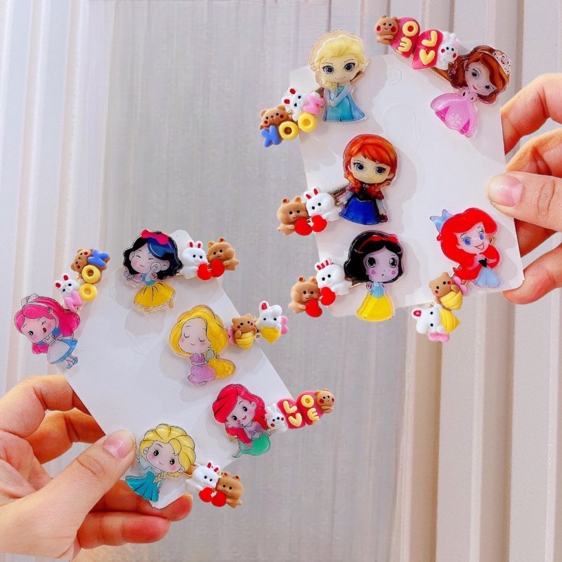 Jepit Rambuy / Hair clip Anak princess disney frozen alkirik Clay Lucu impor