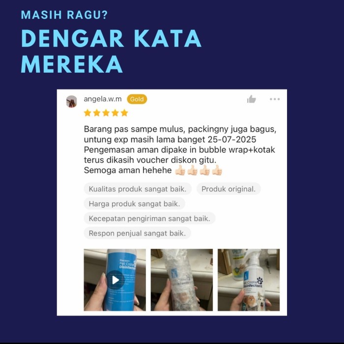 Pet Crate Disinfectant - Pembersih Kandang dan Kasur Anabul 250 ML