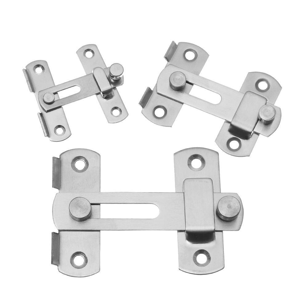 Preva Pengait Holder Hardware Sekrup Stainless Steel Silent Gate Gesper Gembok Clasp Kabinet Catches