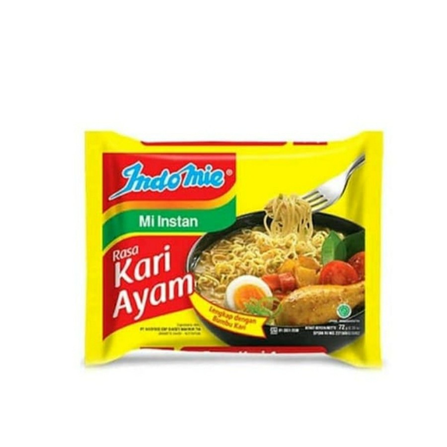 

Indomie Mi Instan Kari Ayam 70 Gr Lengkap Dengan Bumbu Kari Halal