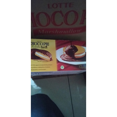 

Lotte chocopie marshmallow richoco 12 pack