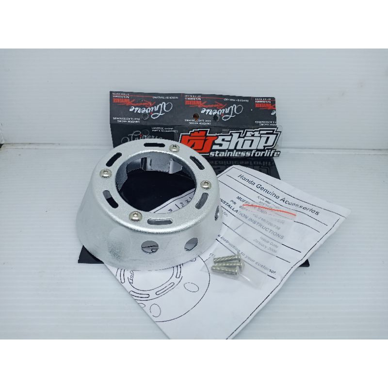 end muffler vario 125/150 moncong knalpot vario knalpot ori/cms end muffler vietnam design honda tha