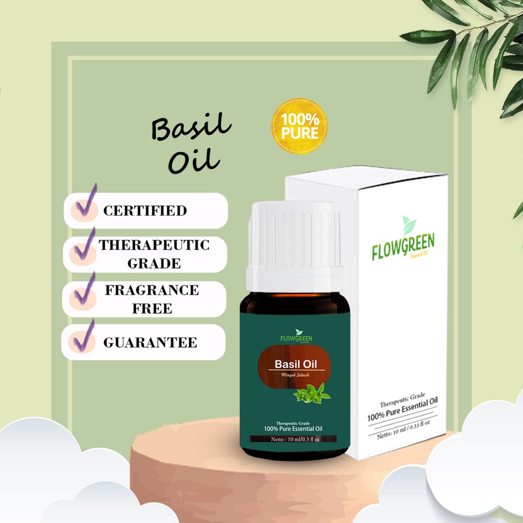 FLOWGREEN BASIL ESSENTIAL OIL DIFFUSER HUMIDIFIER