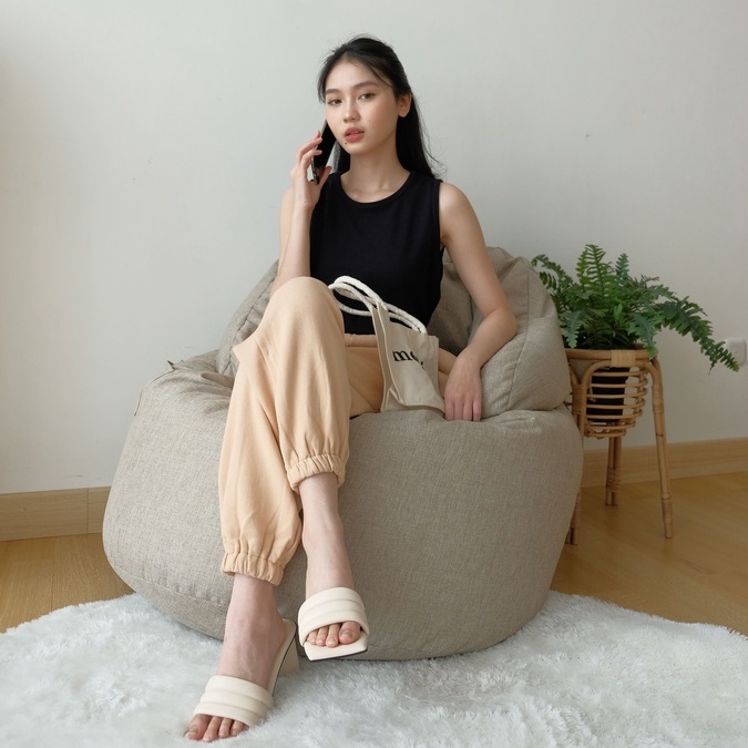 Laura Jogger Pants - Long Pants - Celana Wanita Casual - Korean Style