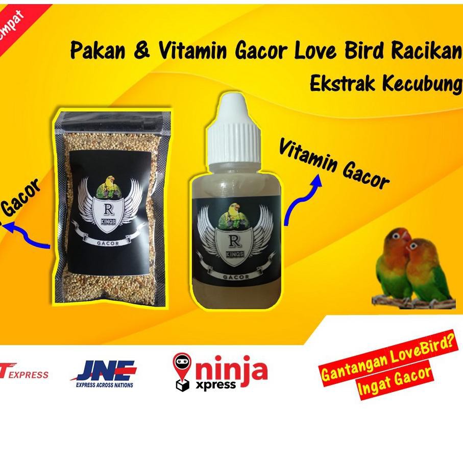 ⅍ PAKAN BURUNG LOVE BIRD  + VITAMIN LOVEBIRD KONSLET KECUBUNG MILET DOPING LOVE BIRD ➽