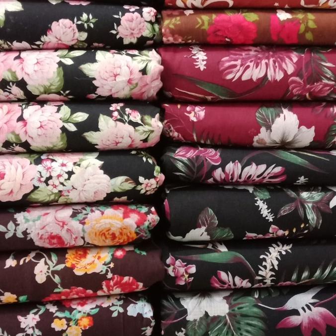 kain katun stretch kiloan