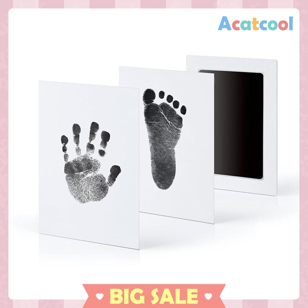 Disposable Baby Hand Print Mud Child Souvenirs Photo Frame Imprint Ink Pad