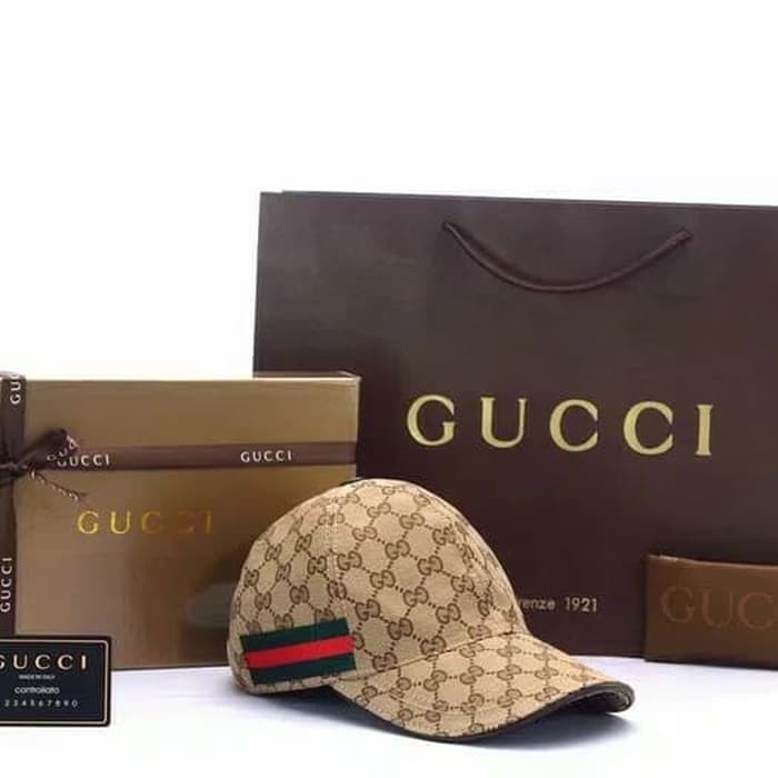 Topi Gucci Brown Original 99%