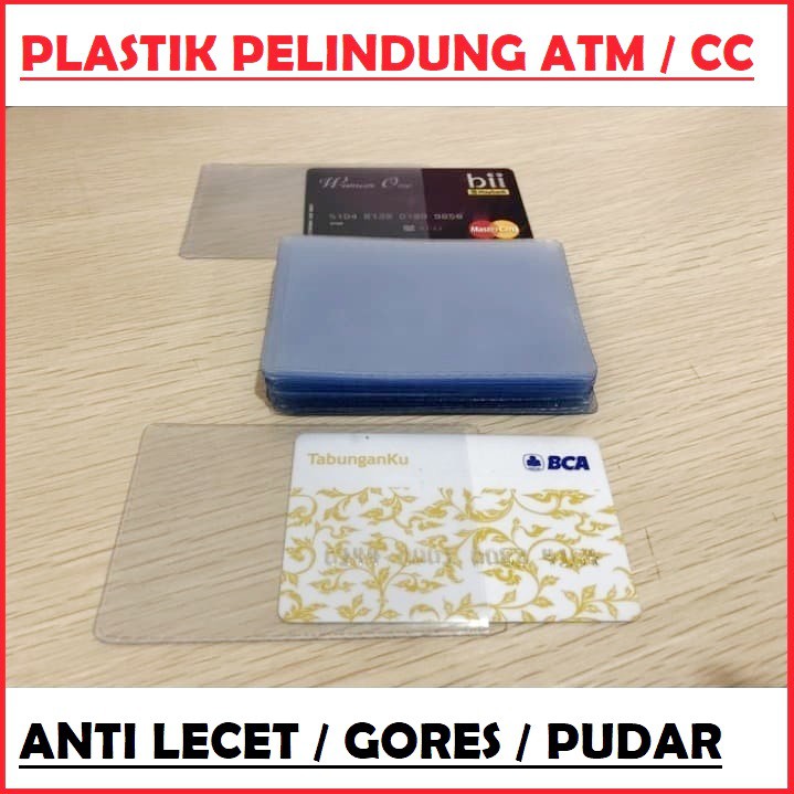 

Plastik pelindung ATM / SIM / KTP / plastic cover