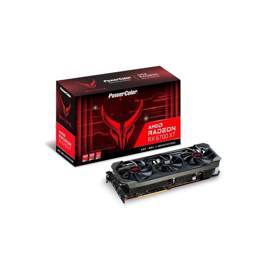 Vga PowerColor RX 6700 XT Red Devil 12G - Power Color Radeon RX 6700 XT 12GB - PowerColor RX6700 XT