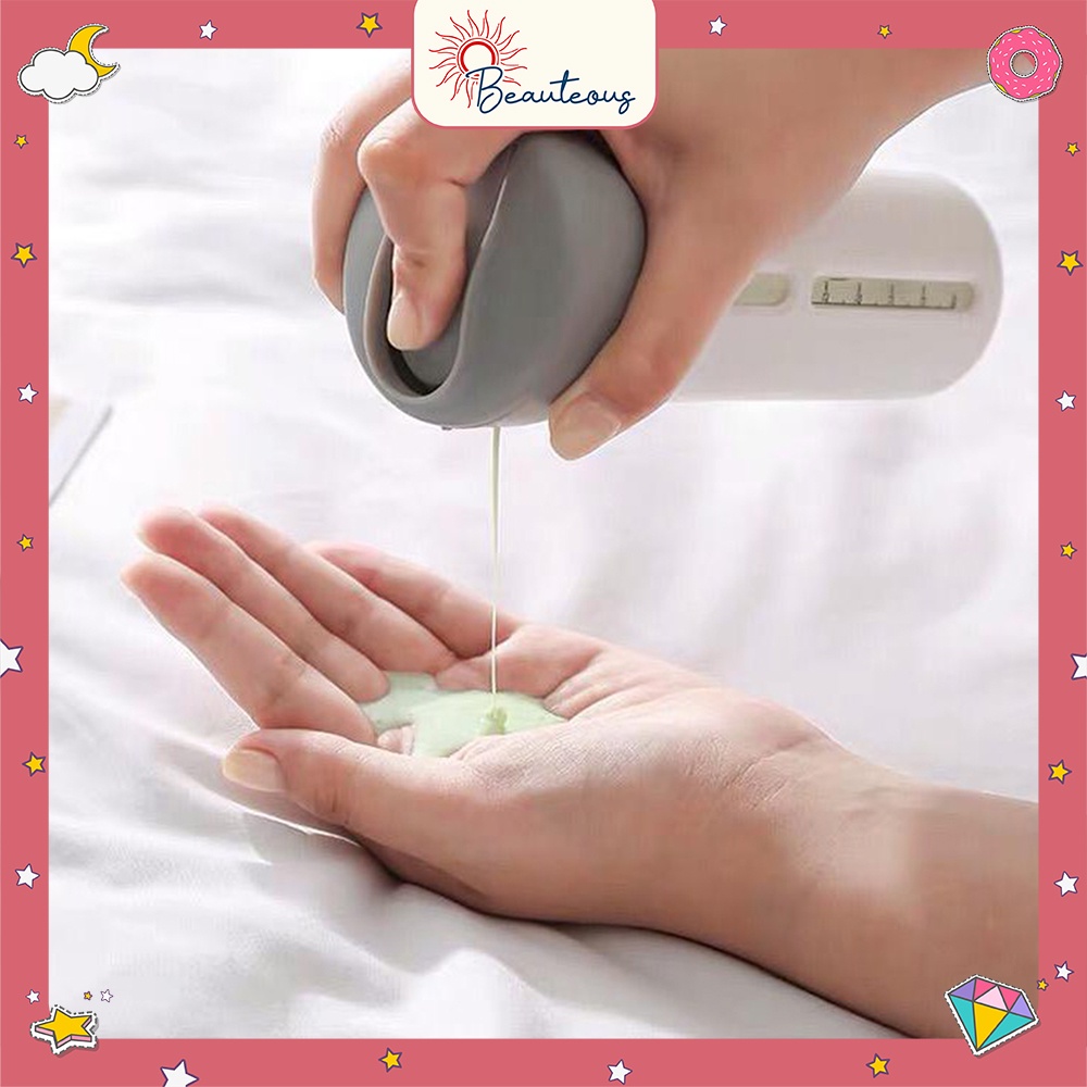 Botol Travel Set 4 In 1 Kit Botol Penyimpanan Dispenser Sabun Multifungsi