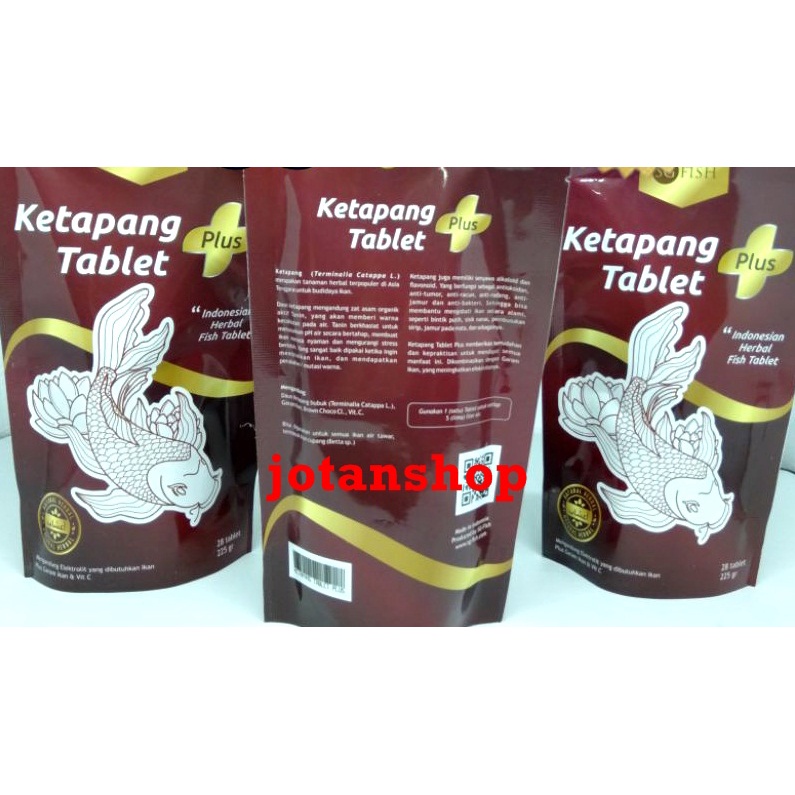 SG FISH KETAPANG TABLET 225GR 225 GR PLUS EKSTRAK VITAMIN C