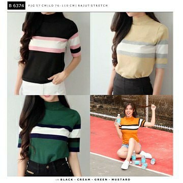 Baju rajut kualitas premium tebal halus