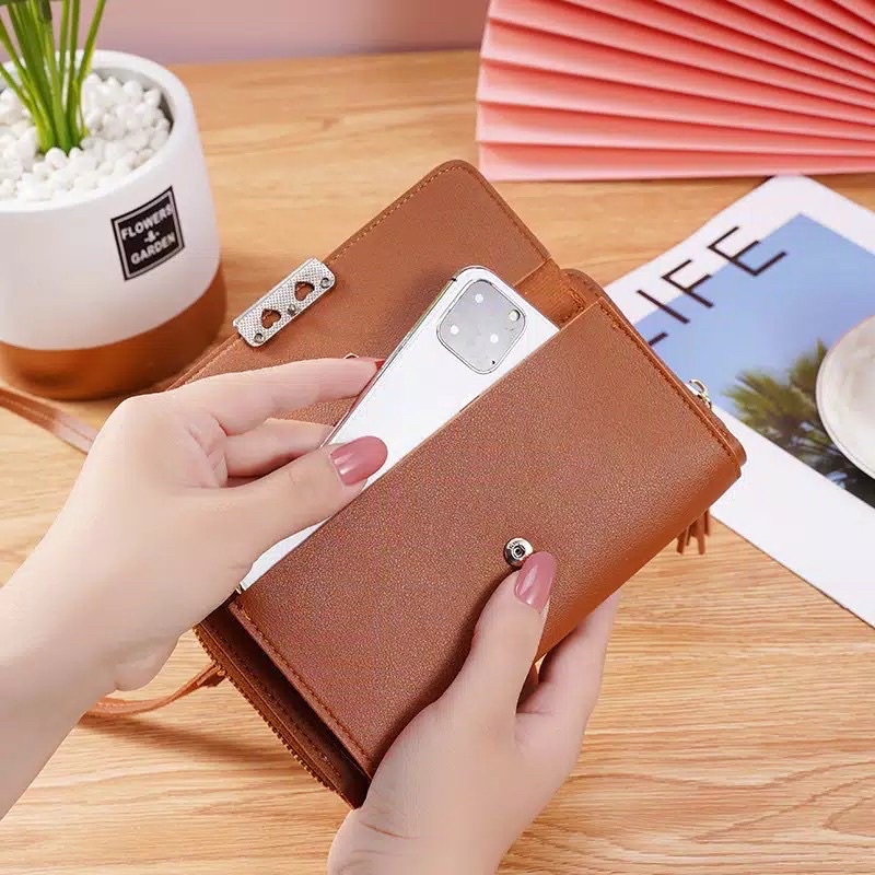 dompet panjang selempang dompet hp dompet handphone high quality php import wallet