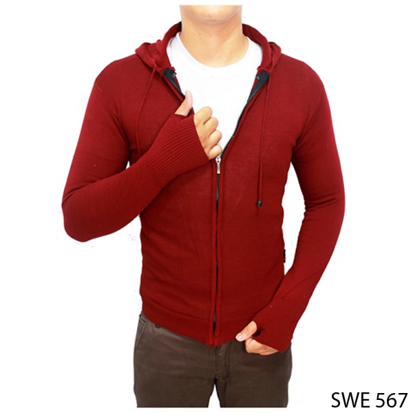 Sweater Rajut Maroon – SWE 567