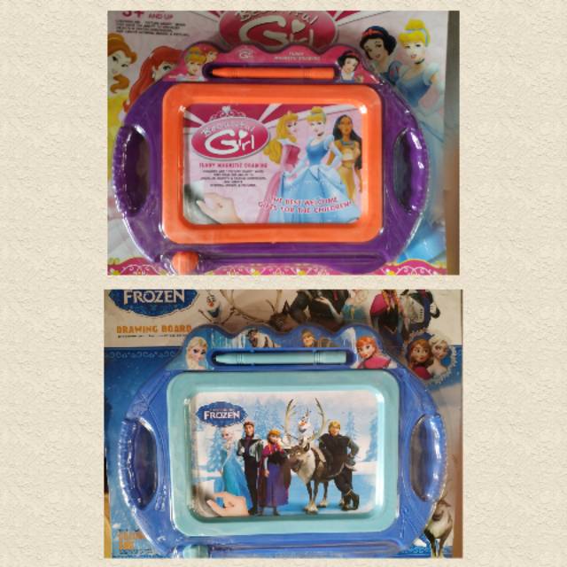 

DRAWING PAPAN TULIS MAGNETIC KECIL FROZEN PRINCESS MURAH