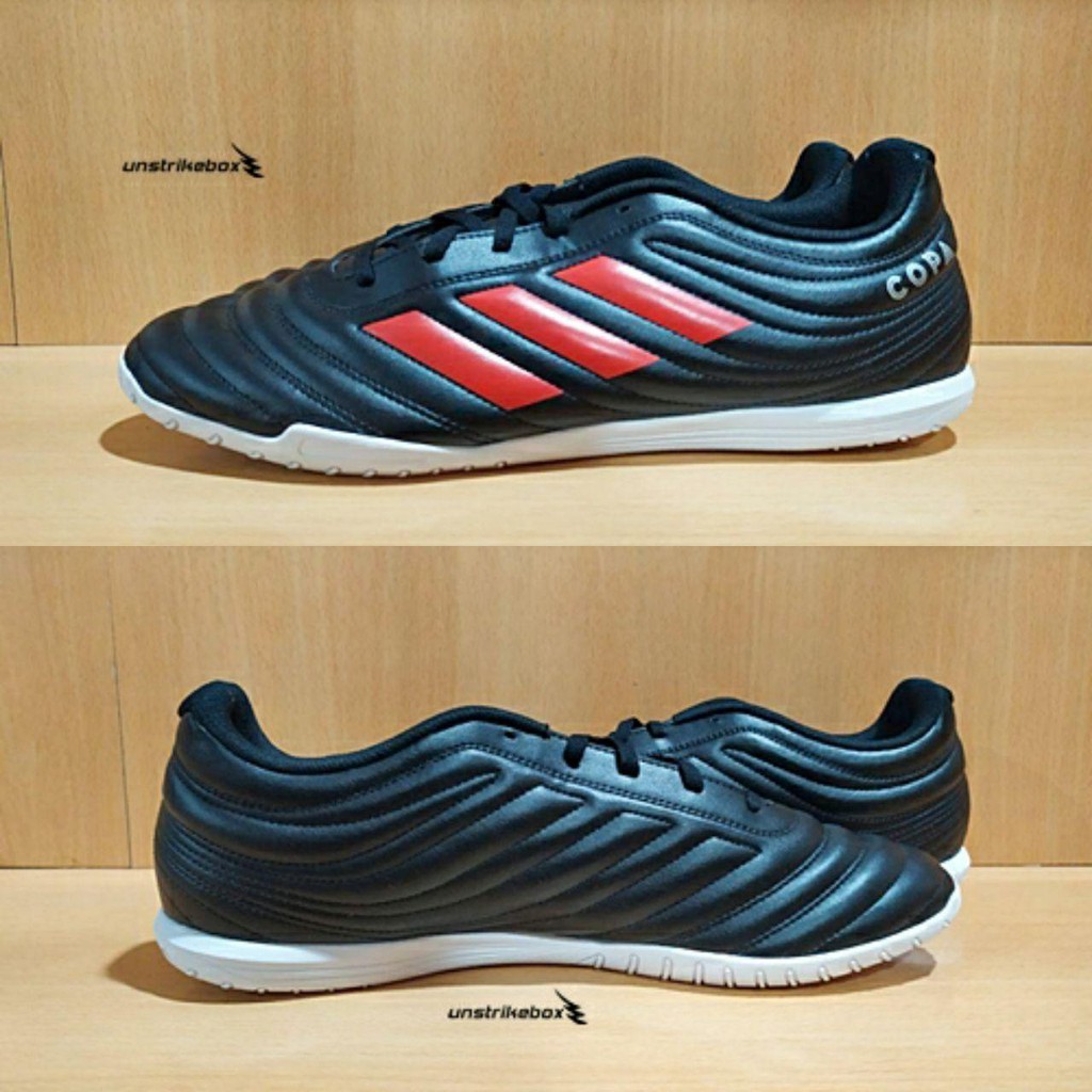 Adidas Copa 19.4 IN - Black Red. Sepatu Futsal New BNIB Size Komplit.