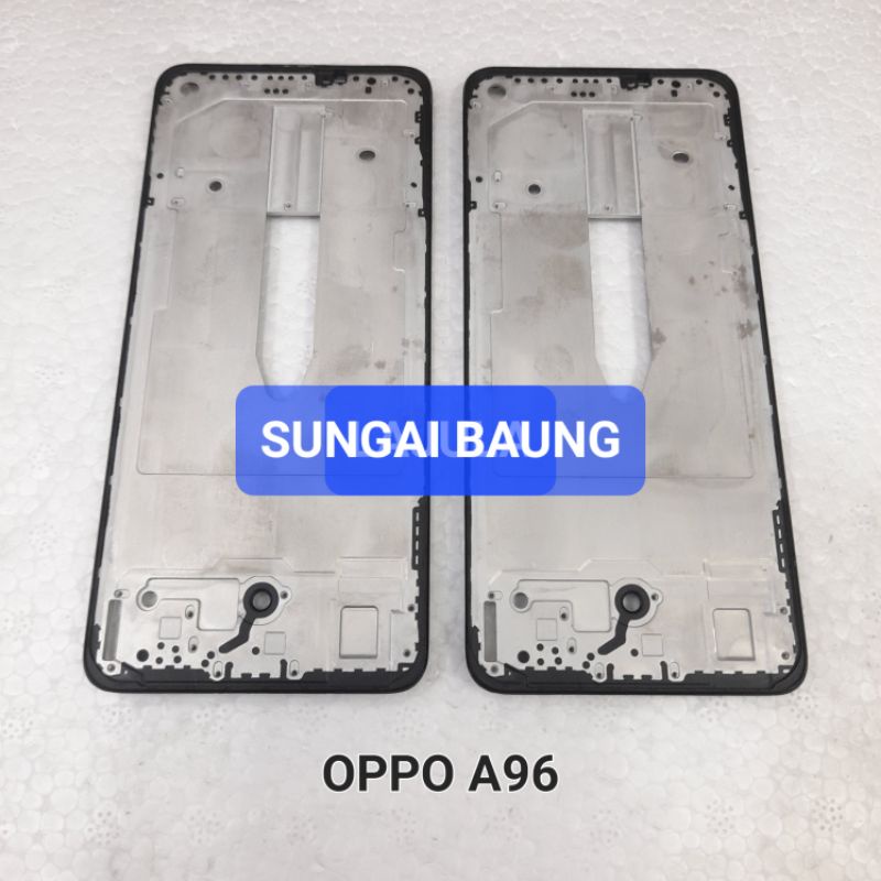 FRAME LCD TATAKAN LCD TULANG TENGAH OPPO A96