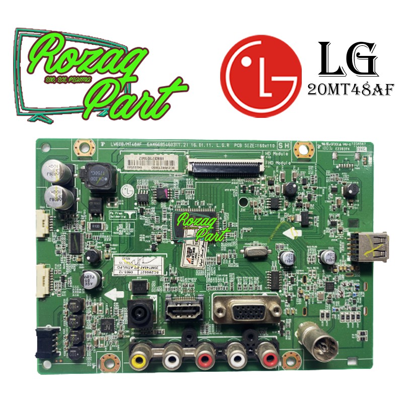 Mesin Mainboard Empeg Modul TV LG Type 20MT48AF 20MT 48 AF