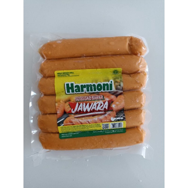 Harmoni Jawara Sosis Sapi Bakar 450gr isi 6