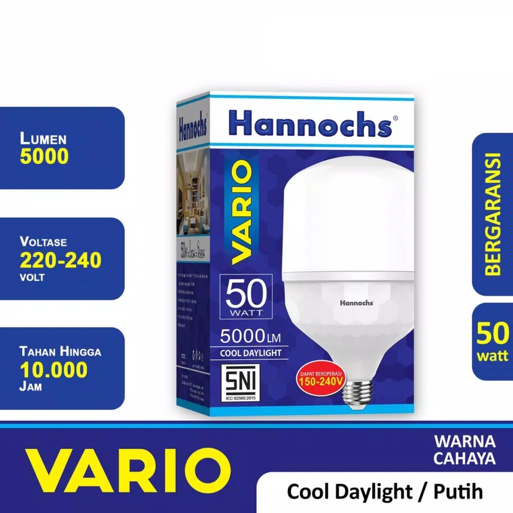 Hannochs Lampu LED Capsule Vario 50 Watt - Cahaya Putih