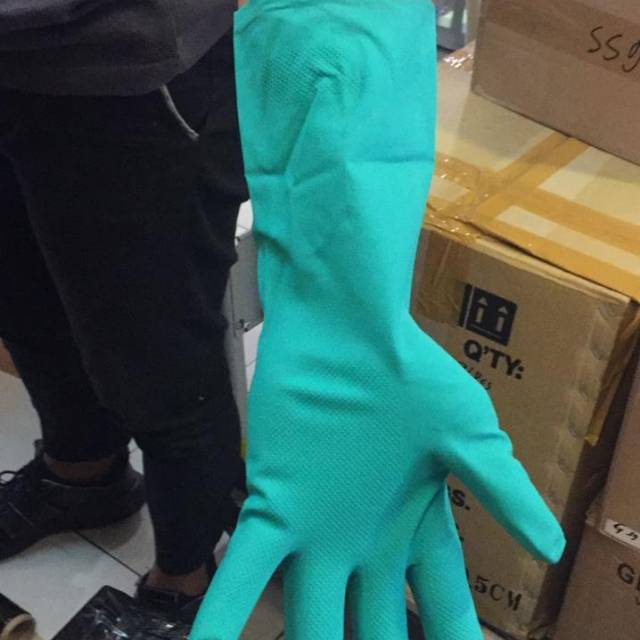 Glove RUBBEREX Nitrile RNF 15: