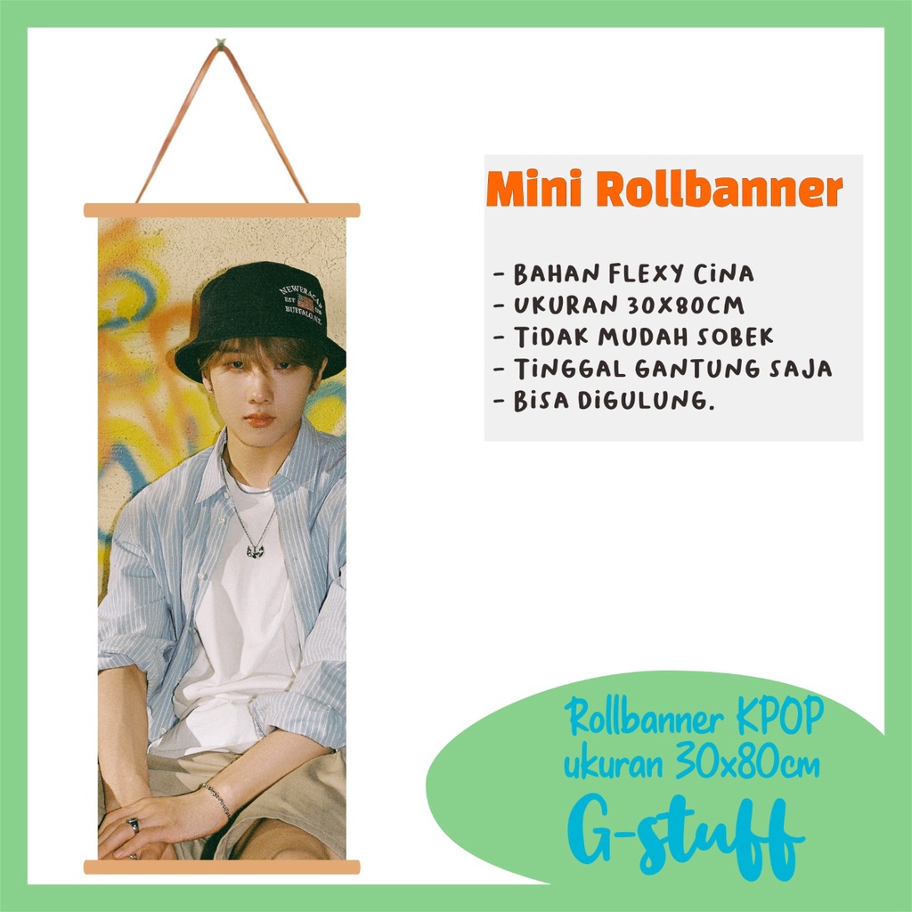 MINI ROLL BANNER NCT DRREAM JISUNG BEATBOX