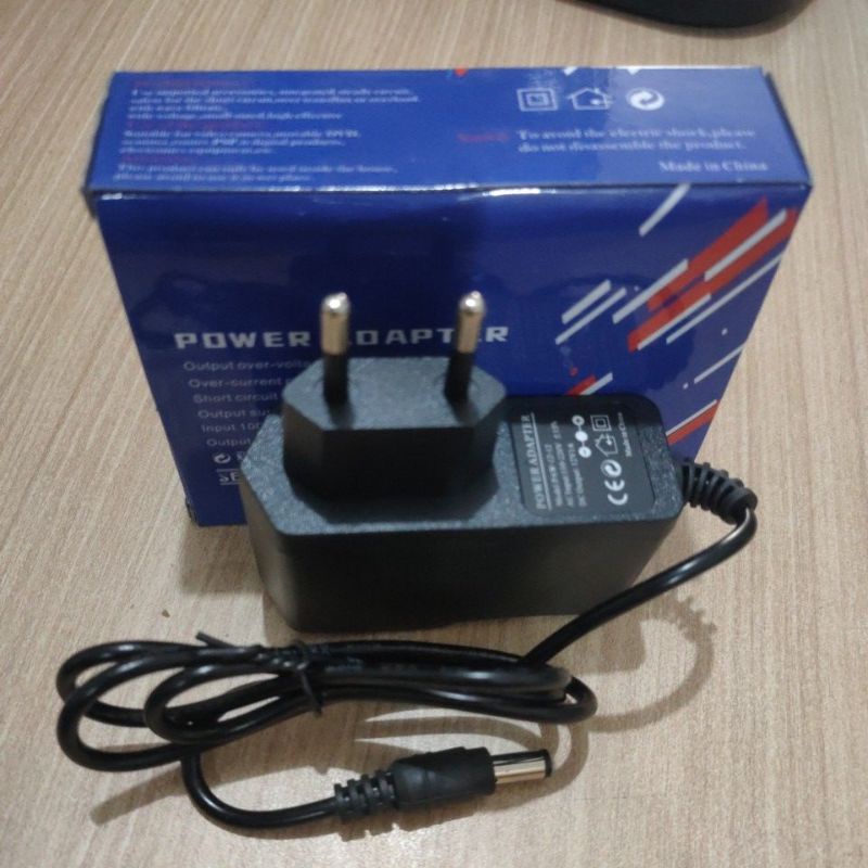 adaptor 1a 12v plus lampu LED