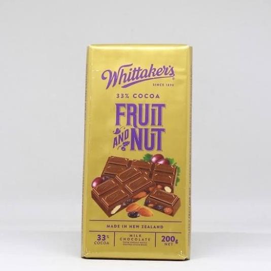 

Whittakers Fruit n Nut Fruit And Nut Whittaker Whittaker's Chocolate