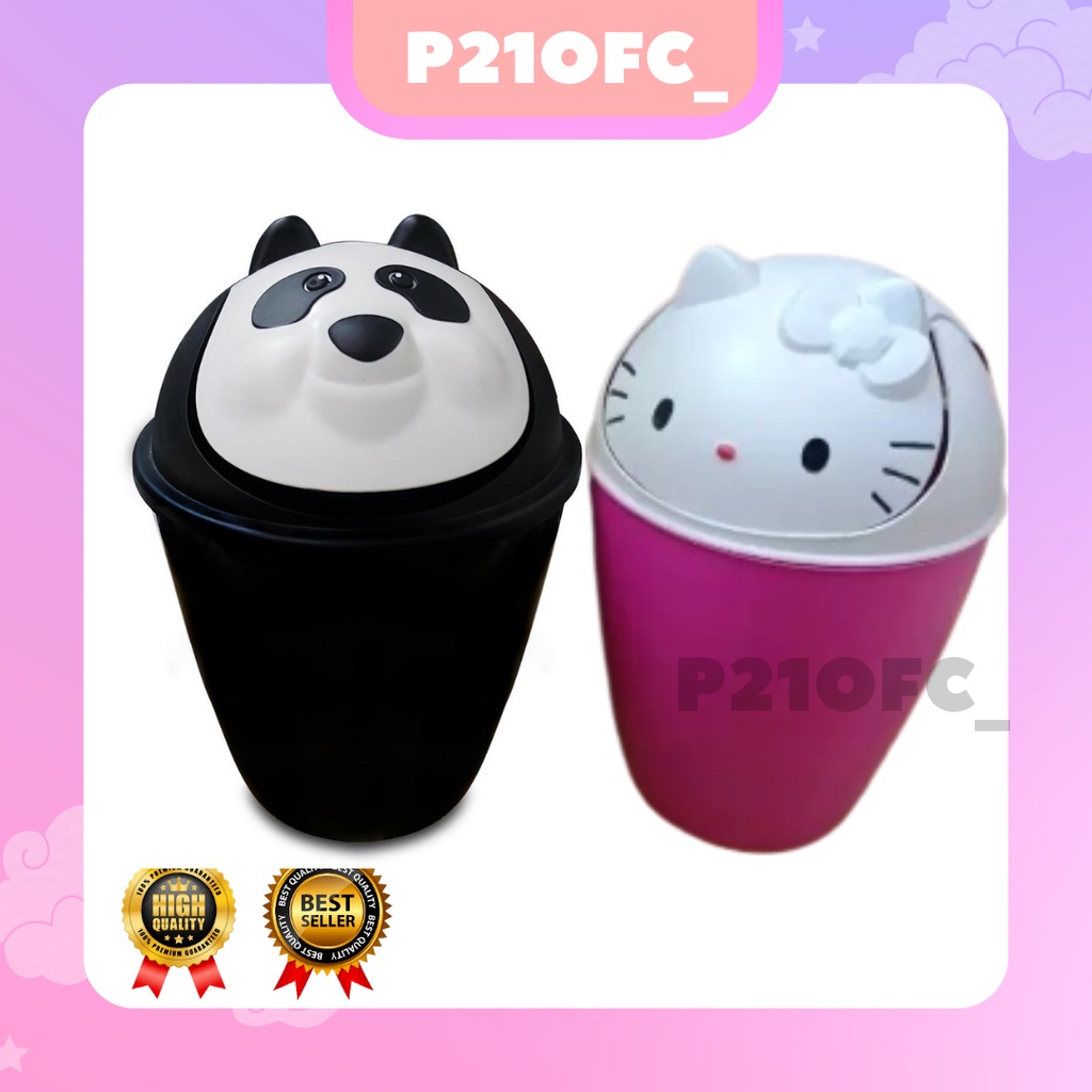 TEMPAT SAMPAH KARAKTER PANDA GEMOY & HELLO KITY