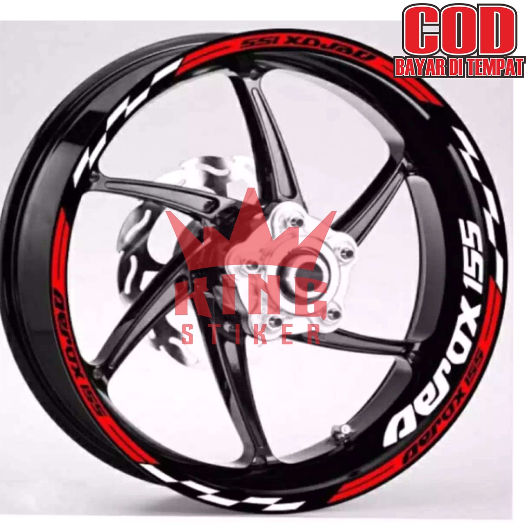 Stiker Motor Velg Yamaha Aerox 155 Cutting Sticker List Pelek Variasi Aksesoris Keren