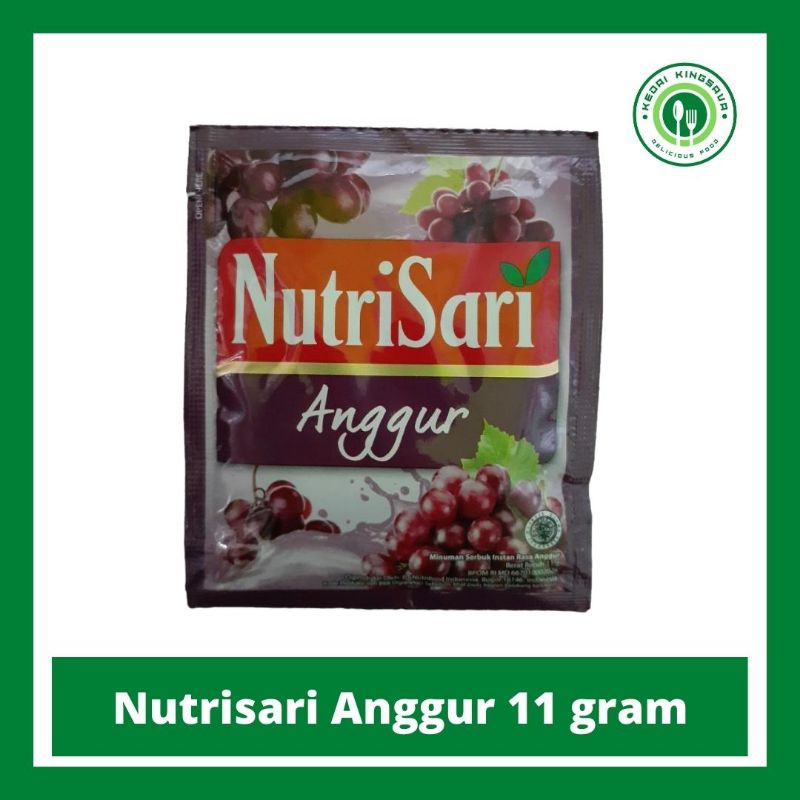 

Nutrisari Rasa Anggur 11 gram isi 1 pcs