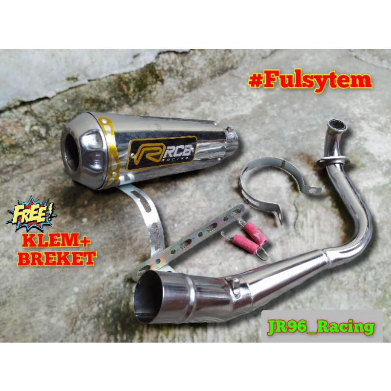 Knalpot Racing RCB oval Beat, Scoopy, Mio, Vario 110 karbu, Vario 110 PGM-FI, Vario Techno, Vario 12