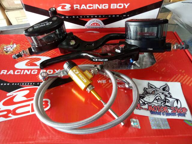 Master Rem dan Master Kopling Hidrolik Racing Boy RCB - Include Hidrolik Pump Rcb