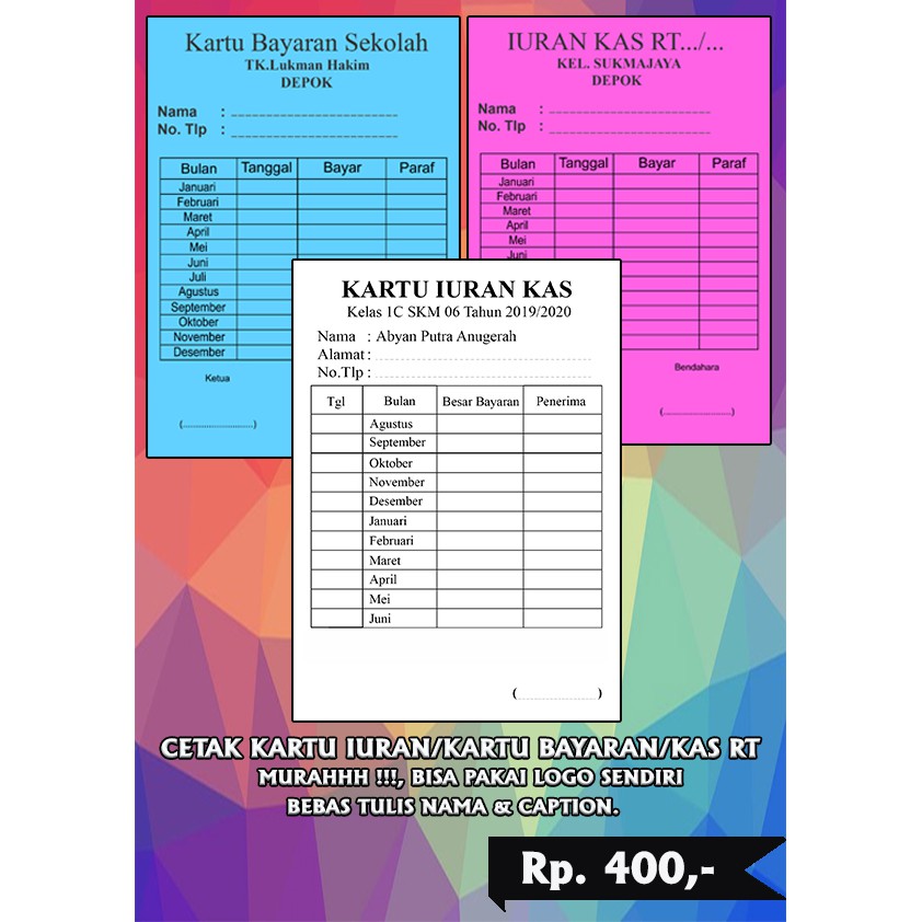 25 Contoh Buku Paket Lebaran Harian Information