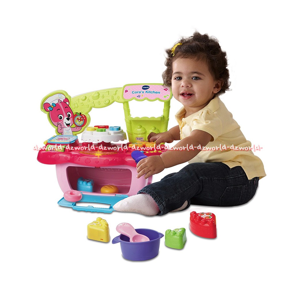 Vtech Baby Cora's Kitchen Mainan Dapur Bayi Baby Cildren Kitchen Mainan Masak Masakan Membuat Kue