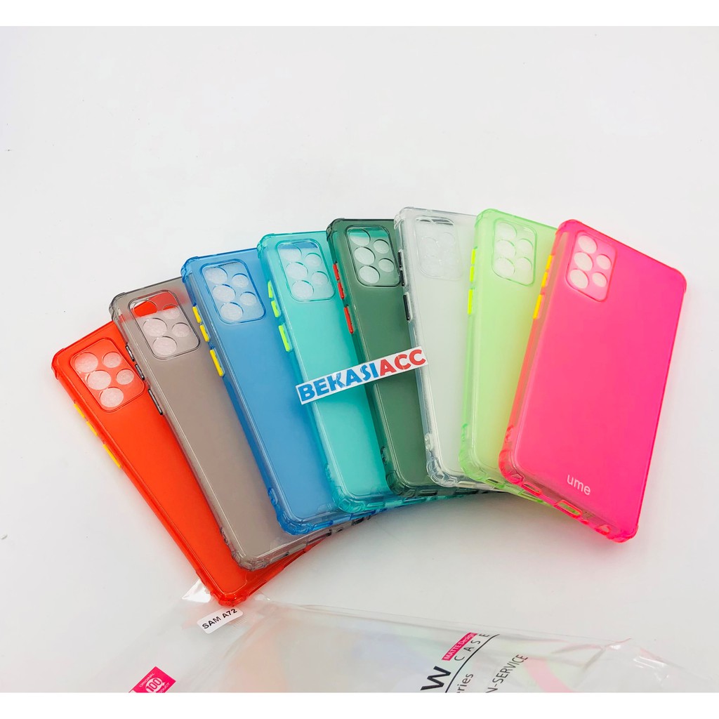 SILIKON SAMSUNG A72 CASE WARNA / SOFT CASE SAMSUNG A72 UME RAINBOW