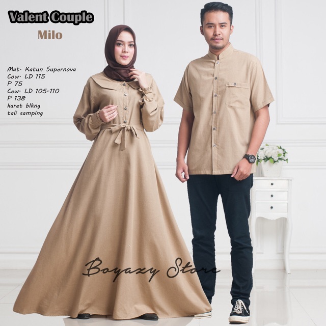 Paling Inspiratif Baju Couple Lebaran Modern