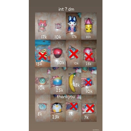 SQUISHY PRELOVED | SQUISHY MURAH