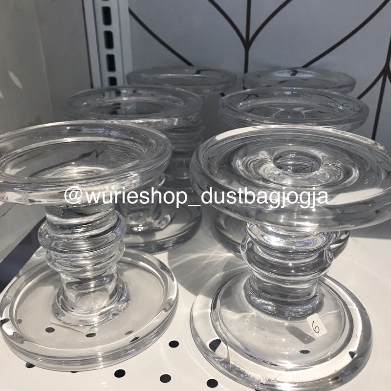 Candle Holder Glass Tempat Lilin Ace Hardware Untuk Bath and Body Work BBW 3 Wicks