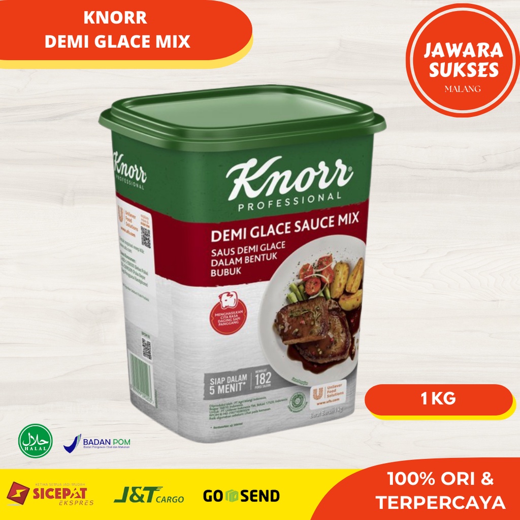 

Knorr Demi Glace Sauce Mix 1 Kg | Saus Knorr Bubuk | Original