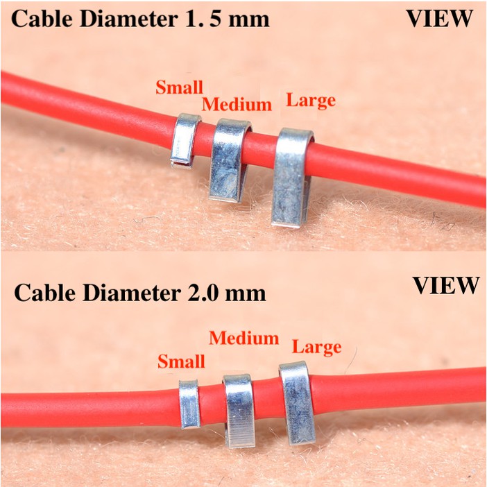 U Shape Metal Clip For Fix Cable Inside Housing Useful Diy Tool