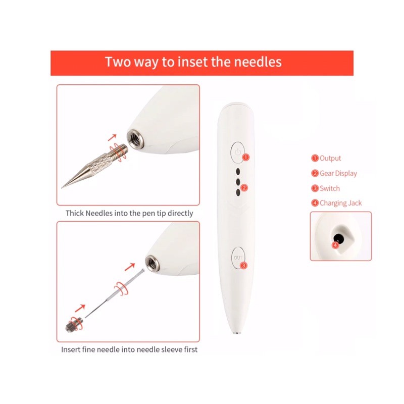 MINI FRECKLE PEN / PORTABLE COUTER PENGHILANG SPOTS / MOLES / FLESHY NEVUS / TATO /TATTOO REMOVAL