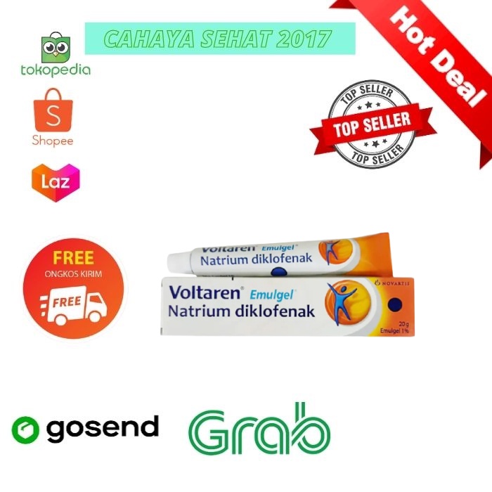VOLTAREN EMULGEL NATRIUM DIKLOFENAK(TERKILIR DAN MEMER)20'G