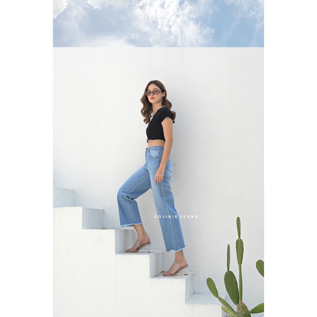 GOJINIEJEANS - Highwaist Culottes Jeans - 4098 - CULOTTES