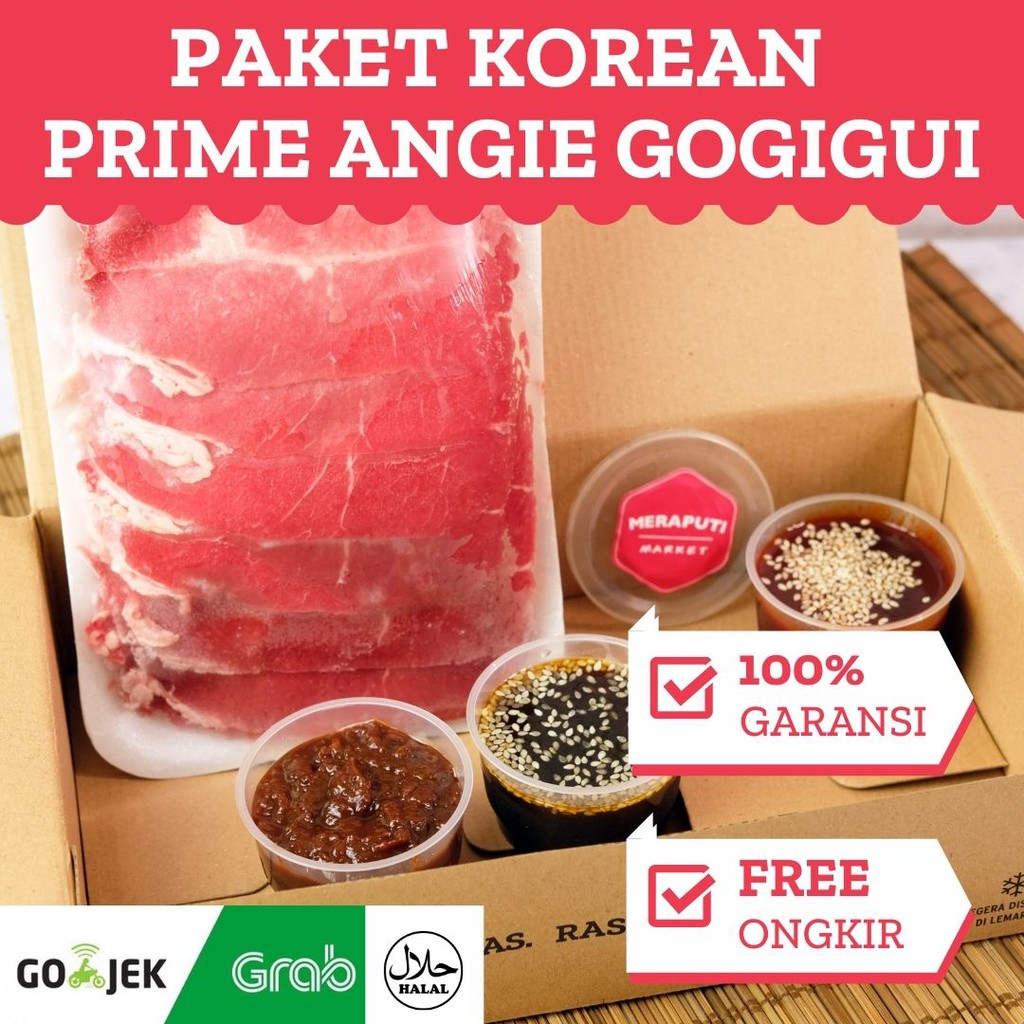 

Prime Angie Gogigui - Paket Korean BBQ, Saus Marinasi dan Saus Dipping