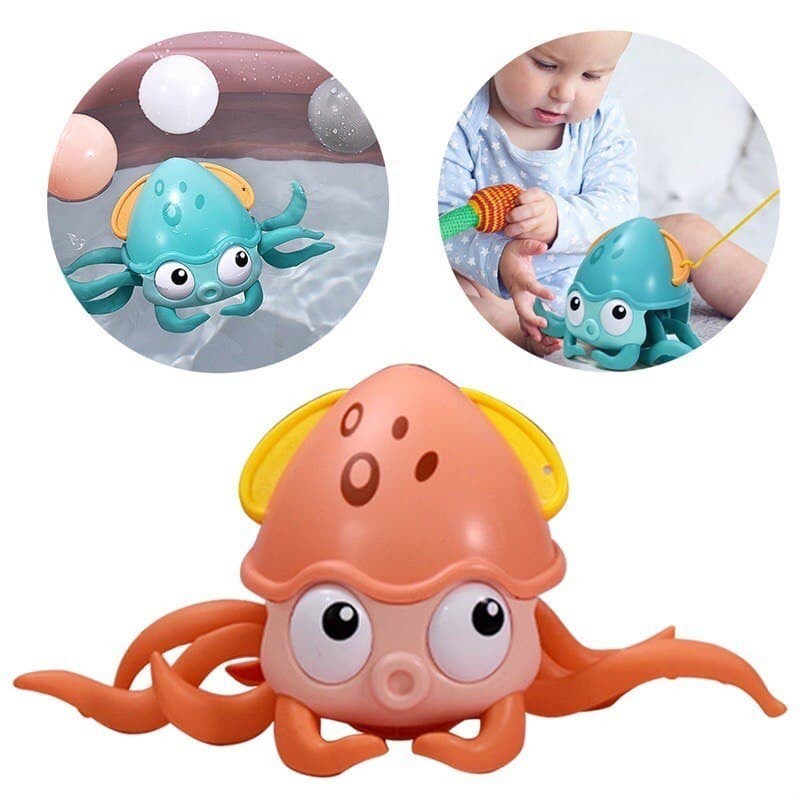 Mainan Unik Anak Cute Octopus Water and Land Amphibious Toys Series XG301 Cumi Viral- Kado Mainan Anak Usia 3 4 5 6 Tahun Teman Mandi ST